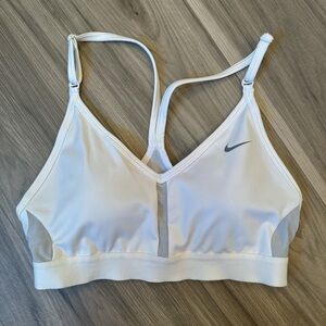 White Nike Sports Bra